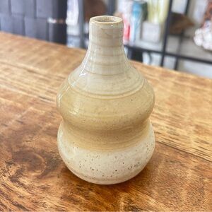 Handmade ceramic bud vase
